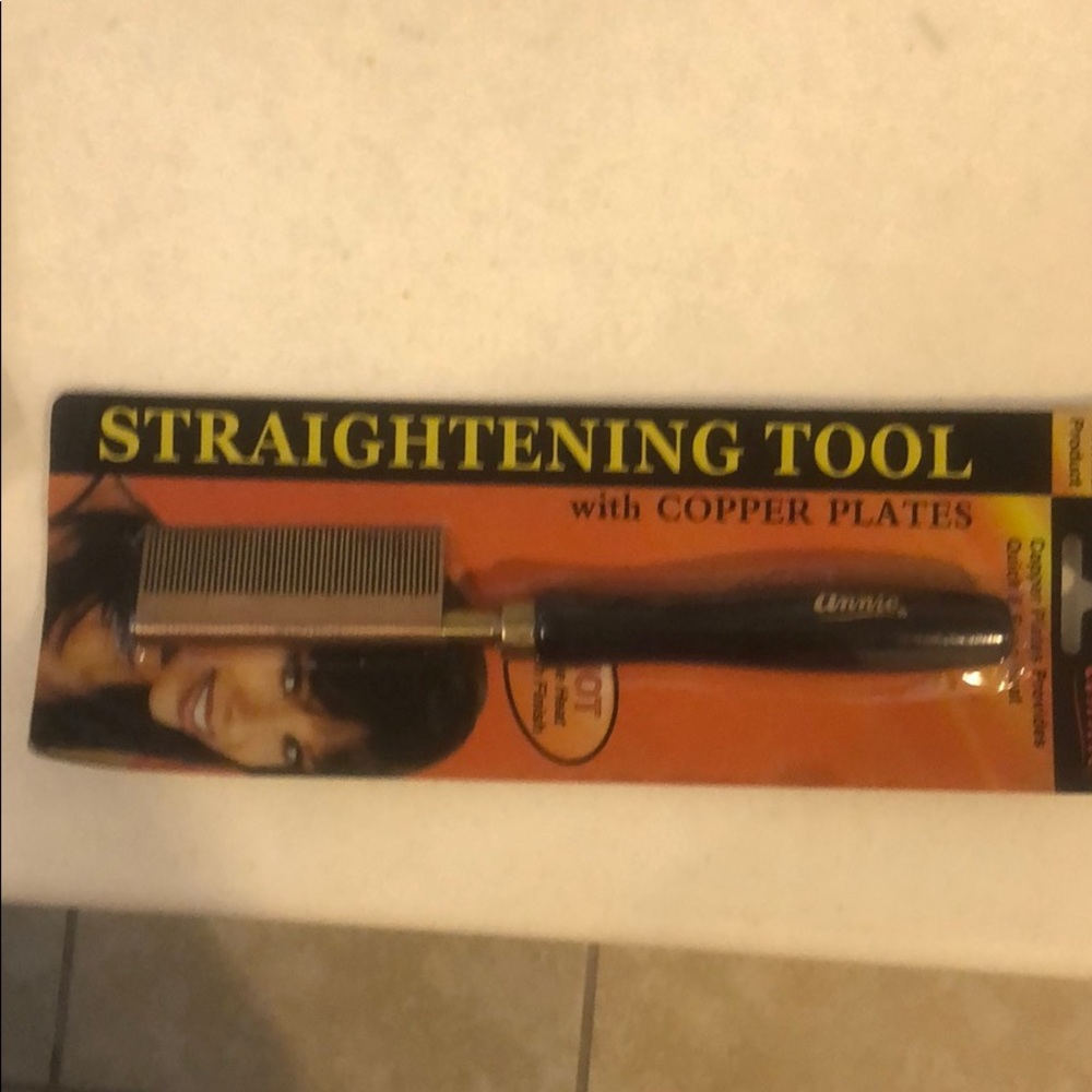 Hair straightening tool.